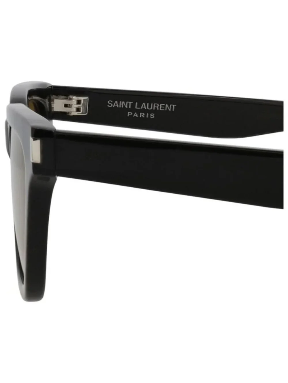 New Saint Laurent Womens Cat Eye Black Black Yellow Fashion Designer Sunglasses
